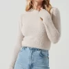 Belle Fuzzy Knit Sweater