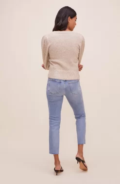 Cecilia Knit Cardigan 8 Cecilia Knit Cardigan -ASTR the Label Store ACT16315 GOLD 6 scaled