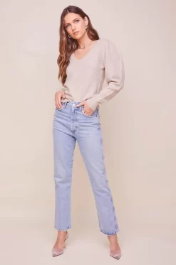 Abigail Puff Sleeve Sweater -ASTR the Label Store ACT16322 OATMEALJEWEL 2 cf823bd9 1b1d 41dd aef6 a802931110f4 scaled