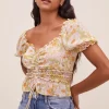 Jayla Floral Puff Sleeve Top