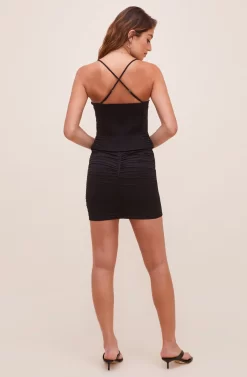 Helma Pleated Top -ASTR the Label Store ACT16545 BLACK 3 scaled