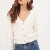 Tea Party Rhinestone Embellished Cardigan