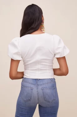 Tanya Square Neck Top -ASTR the Label Store ACT16613 WHITE 7 scaled
