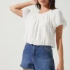 Yumi Bubble Sleeve Top