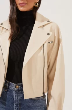 Rubia Faux Leather Moto Jacket -ASTR the Label Store ACT16740 CREAM 3 scaled