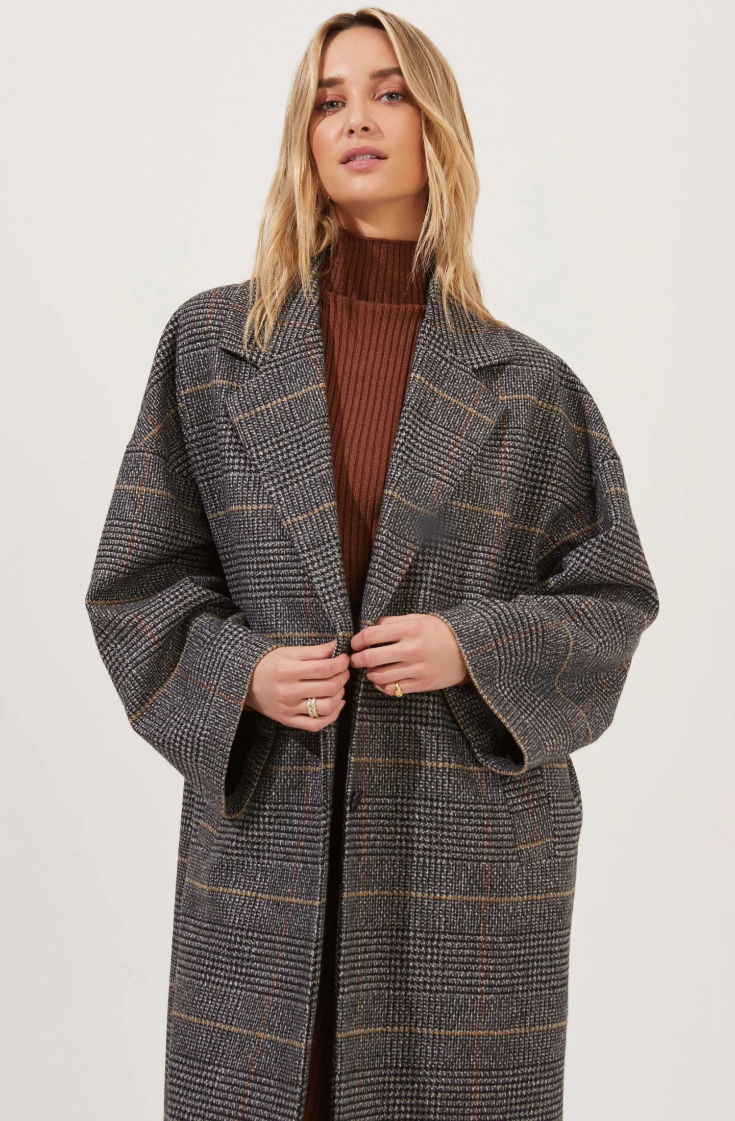 Evanston Plaid Oversized Coat 5 Evanston Plaid Oversized Coat - Image 5