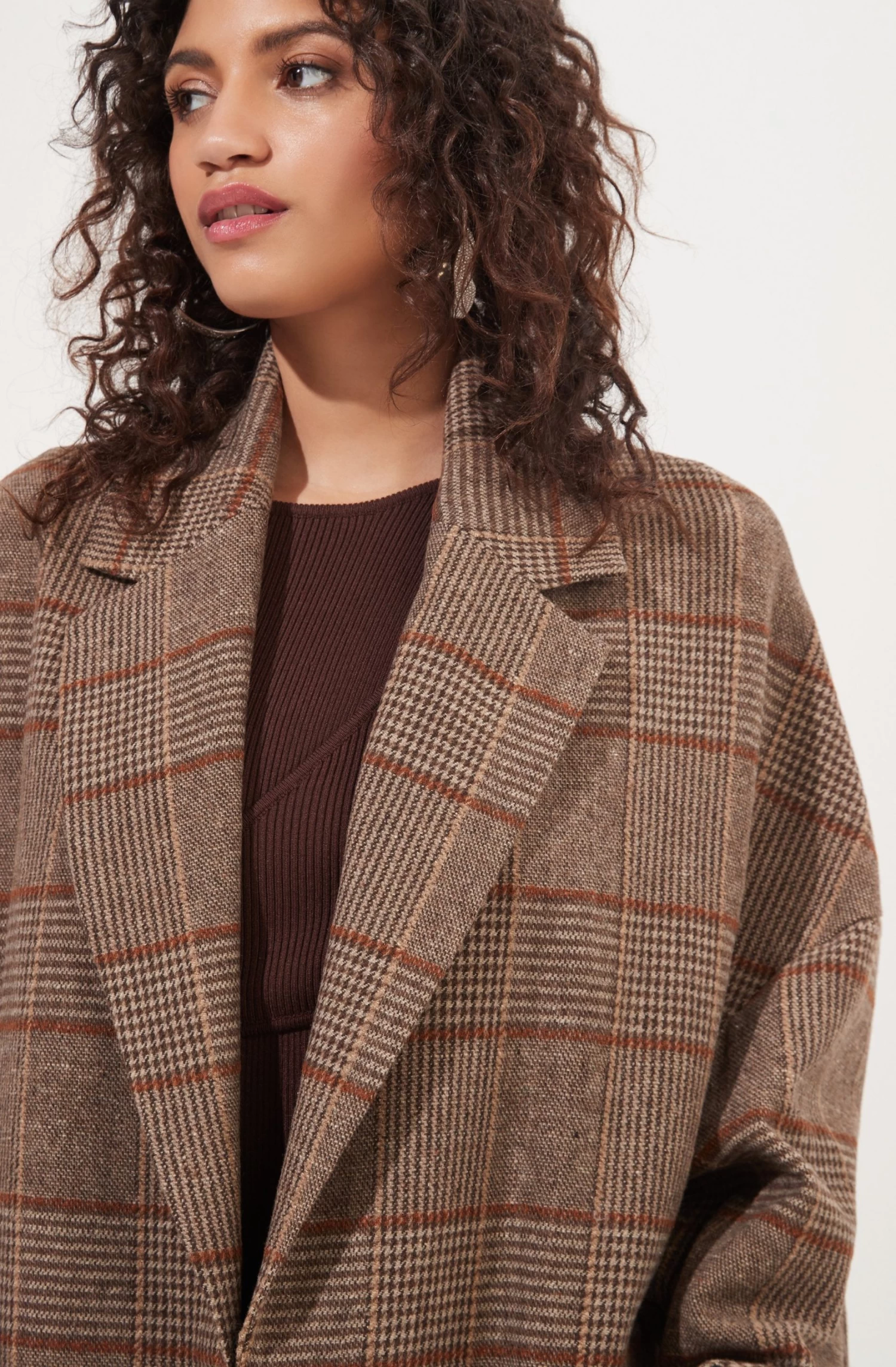 Dalary Plaid Oversized Coat 5 Dalary Plaid Oversized Coat - Image 5