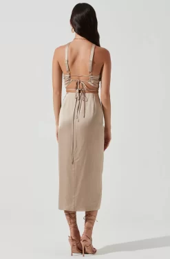 Robin Tie Waist Cutout Midi Skirt 19 Robin Tie Waist Cutout Midi Skirt -ASTR the Label Store ACT17181 KHAKI 1939 de5f61c3 2a6e 4b60 b270 f88dfd19d30a scaled