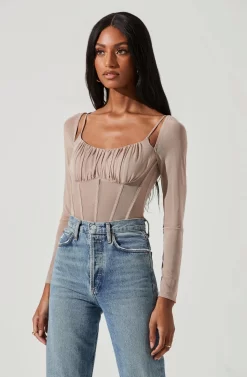 Vienna Mesh Long Sleeve Bodysuit -ASTR the Label Store ACT17344 NUDE 0251 1b5851b0 1f0f 4c36 84ea 9718d084bdaf scaled