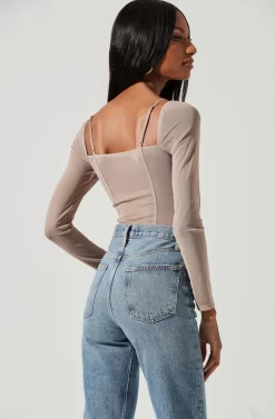 Vienna Mesh Long Sleeve Bodysuit -ASTR the Label Store ACT17344 NUDE 0260 2b679444 7736 47aa b572 b23194c66cb9 scaled