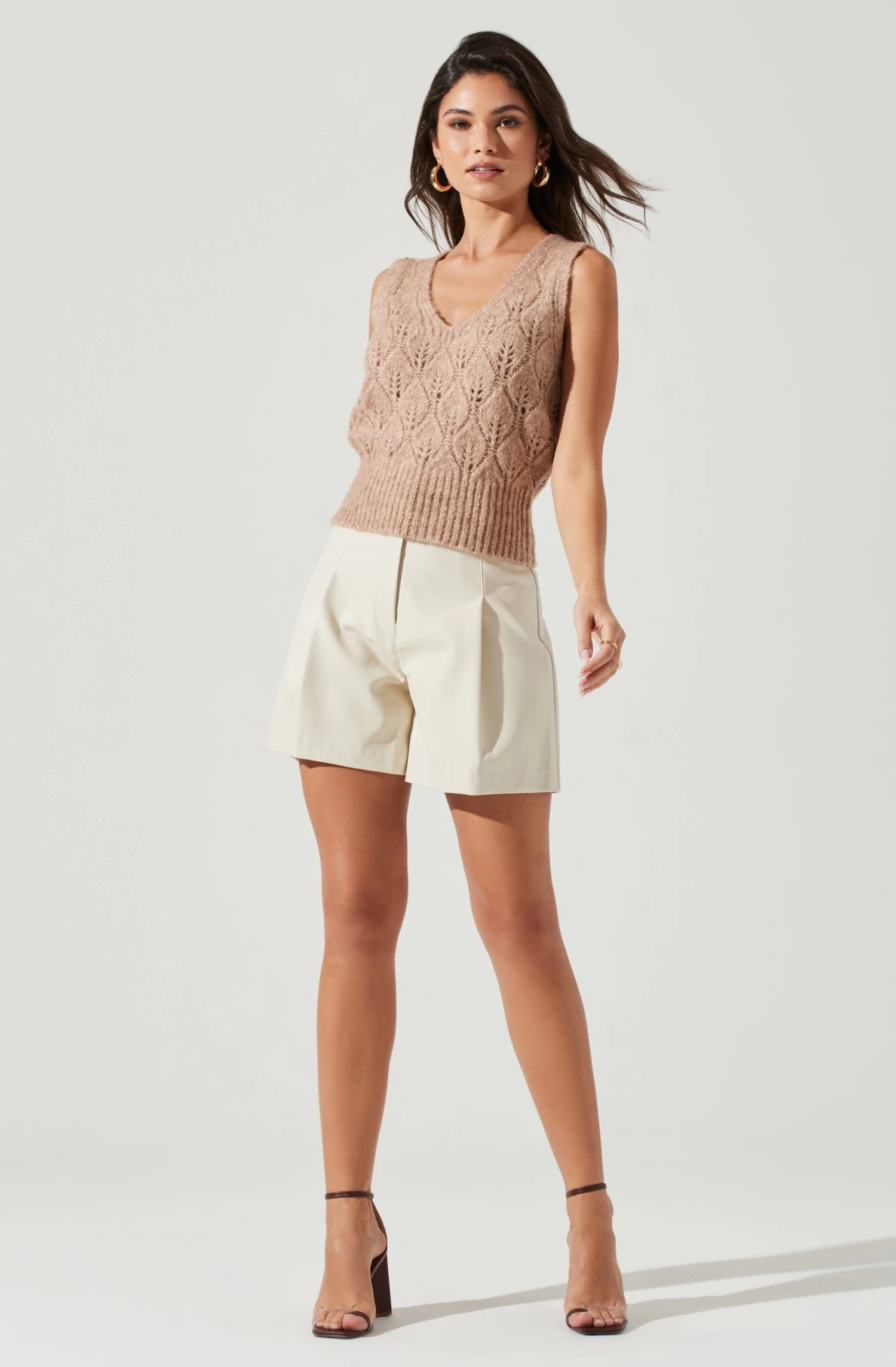 Carter Knit V Neck Vest 2 Carter Knit V Neck Vest - Image 2