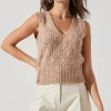 Carter Knit V Neck Vest