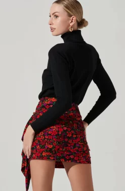 Alden Turtleneck Sweater -ASTR the Label Store ACT17410 BLACK 4 scaled