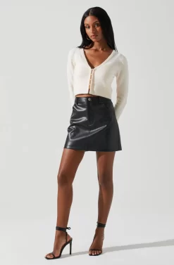 Melissa Pearl Embellished Cardigan Sweater -ASTR the Label Store ACT17475P CREAM 3 scaled