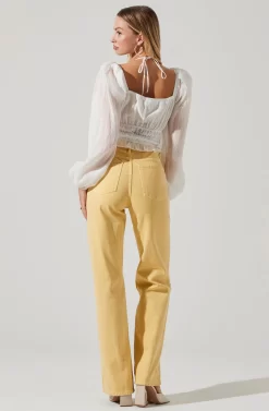 Irwin Puff Sleeve Halter Neck Top 10 Irwin Puff Sleeve Halter Neck Top -ASTR the Label Store ACT17492 OFFWHITE 4 scaled