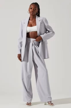 Laudine Oversized Blazer -ASTR the Label Store ACT17526 HAZEBLUE 1 scaled