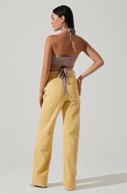 Adina Sweater Knit Striped Halter Top 6 Adina Sweater Knit Striped Halter Top -ASTR the Label Store ACT17682 RAINBOWMULTI 4 scaled