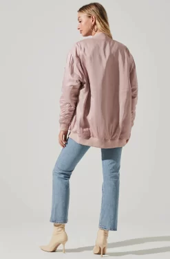 Torin Bomber Jacket 8 Torin Bomber Jacket -ASTR the Label Store ACT17705 LIGHTPINK 5 scaled