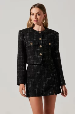 Covina Tweed Cropped Jacket