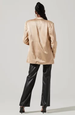 Kimia Satin Oversized Blazer -ASTR the Label Store ACT17722 CHAMPAGNE 5 72082f3f 1459 457a b544 b04d38780aa4 scaled