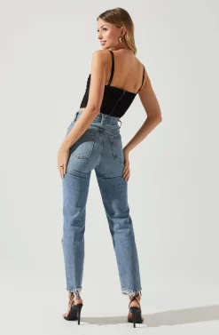 Janet Ruched Bustier Top -ASTR the Label Store ACT17810 BLACK 6 scaled