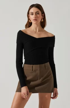Zayla Off The Shoulder Sweater
