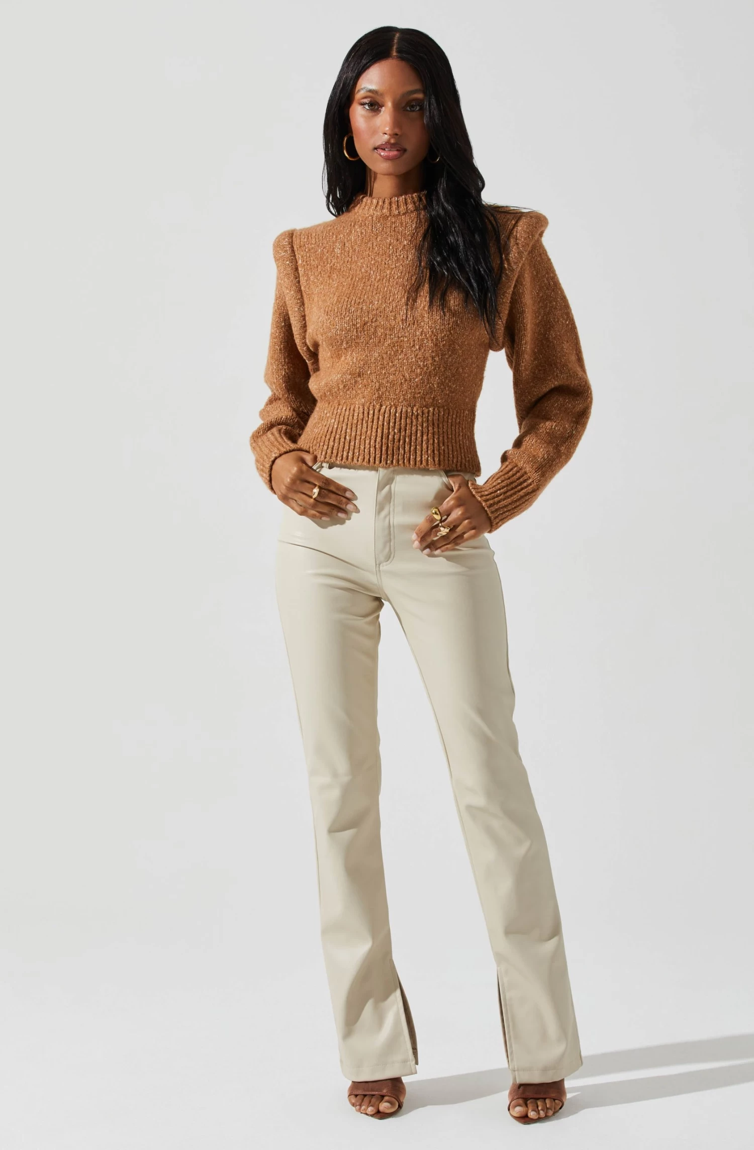 Luciana Shoulder Detail Sweater 2 Luciana Shoulder Detail Sweater - Image 2