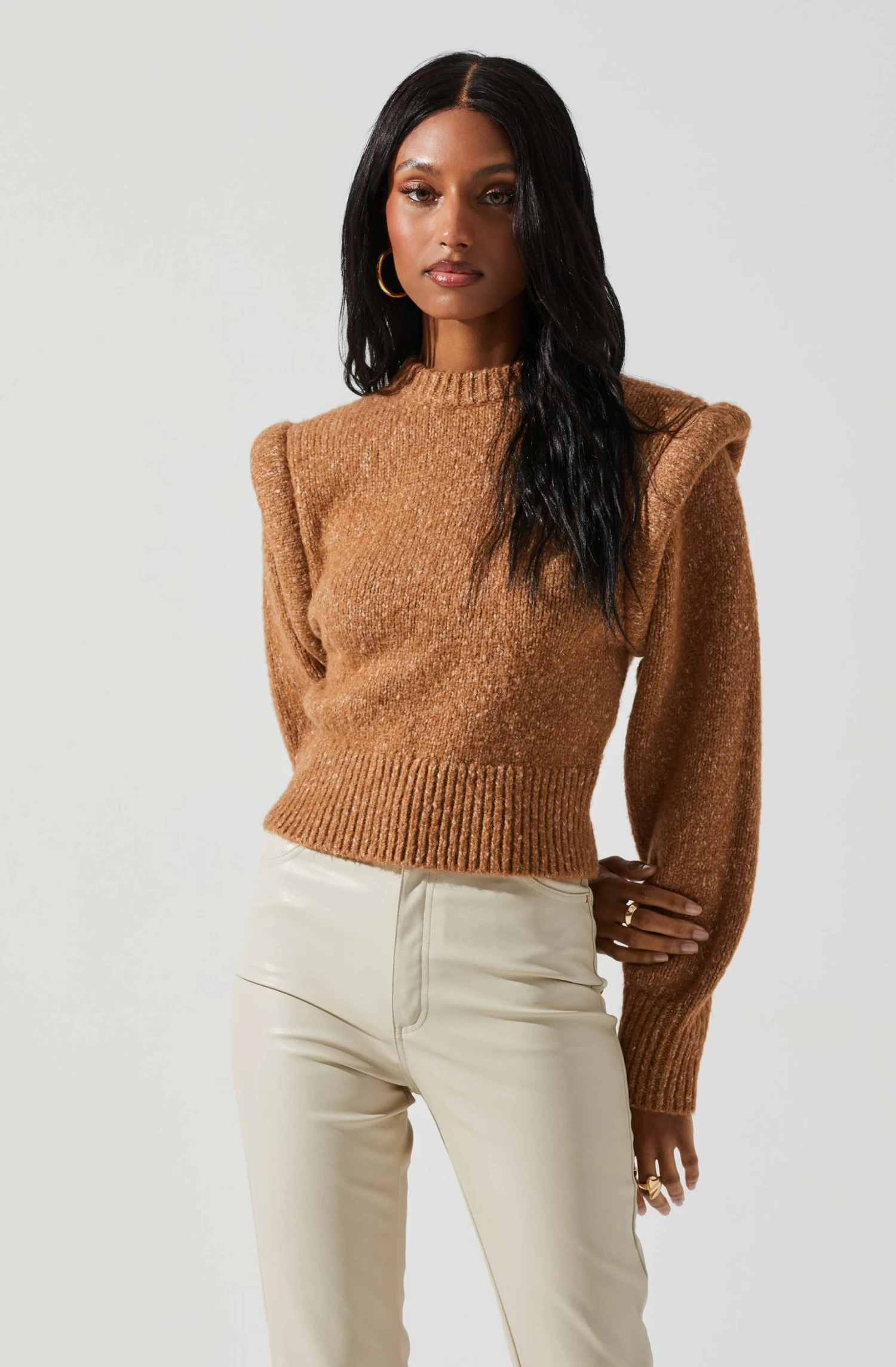 Luciana Shoulder Detail Sweater 1 Luciana Shoulder Detail Sweater