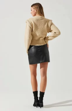 Luciana Shoulder Detail Sweater 22 Luciana Shoulder Detail Sweater -ASTR the Label Store ACT17841 TAUPE 6 scaled