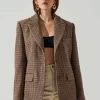 Pauline Plaid Oversized Blazer