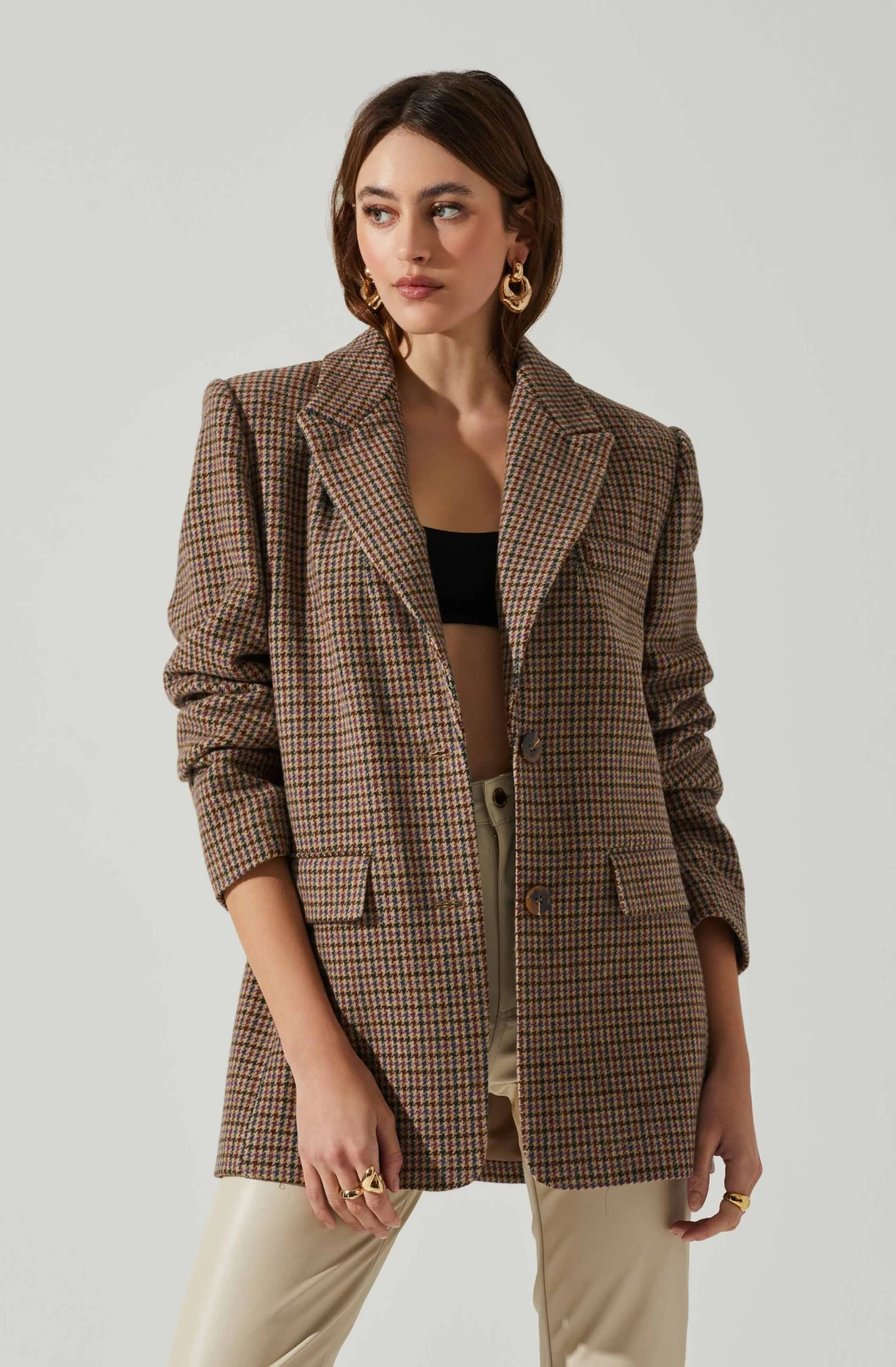 Pauline Plaid Oversized Blazer 3 Pauline Plaid Oversized Blazer - Image 3
