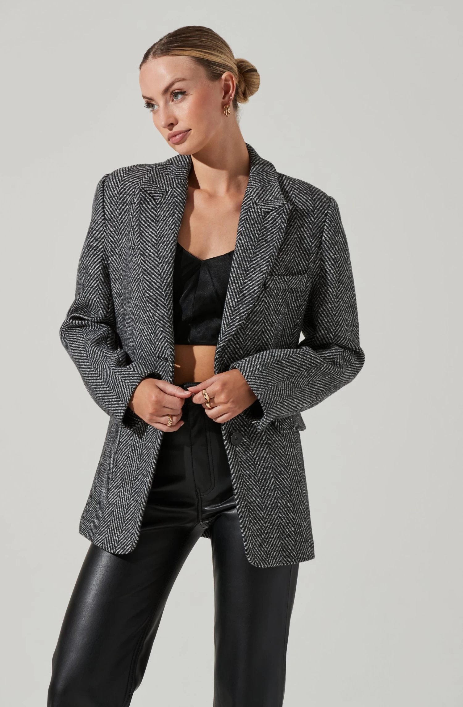 Pauline Herringbone Blazer 1 Pauline Herringbone Blazer