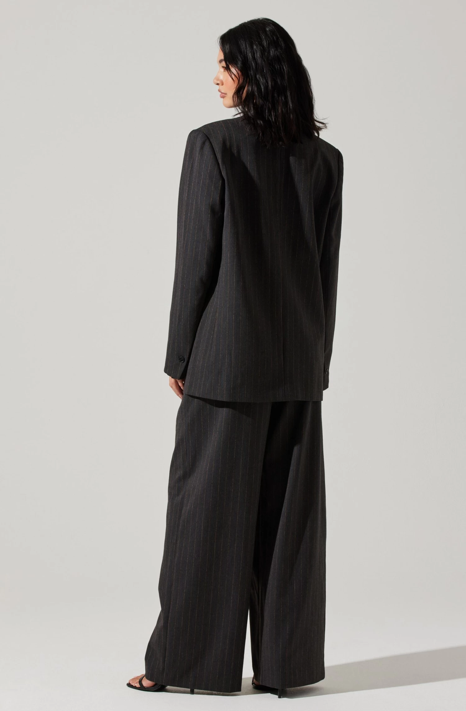 Pauline Pinstripe Oversized Blazer 5 Pauline Pinstripe Oversized Blazer - Image 5