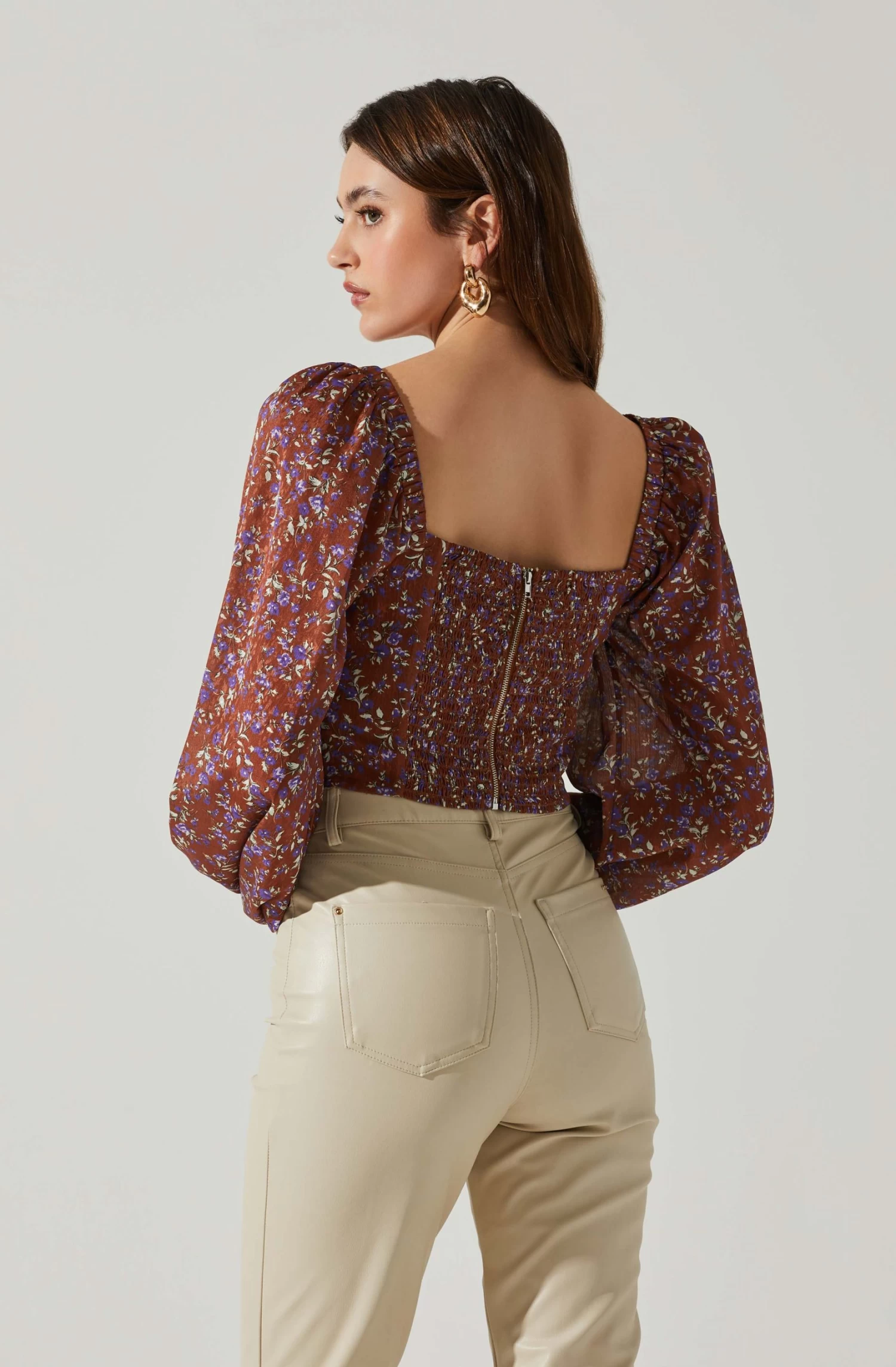 Penny Floral Puff Sleeve Top 6 Penny Floral Puff Sleeve Top - Image 6