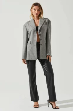 Galilea Oversized Blazer -ASTR the Label Store ACT17892 GRAY 2 scaled