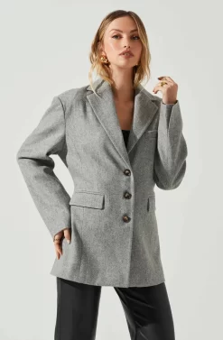 Galilea Oversized Blazer -ASTR the Label Store ACT17892 GRAY 4 scaled
