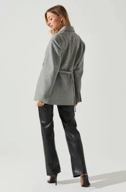 Galilea Oversized Blazer -ASTR the Label Store ACT17892 GRAY 6 scaled