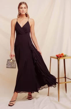 Holland Ruffle Maxi Dress 12 Holland Ruffle Maxi Dress -ASTR the Label Store ADR100347 BLACK 1 a4e245f5 f371 40d3 a05d 8ea1ddae18b4 scaled