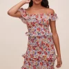 Isabel Off Shoulder Floral Dress