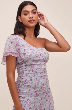 Lisa Floral One Shoulder Dress 11 Lisa Floral One Shoulder Dress -ASTR the Label Store ADR100650 BLUELAVENDERFLORAL 4 scaled