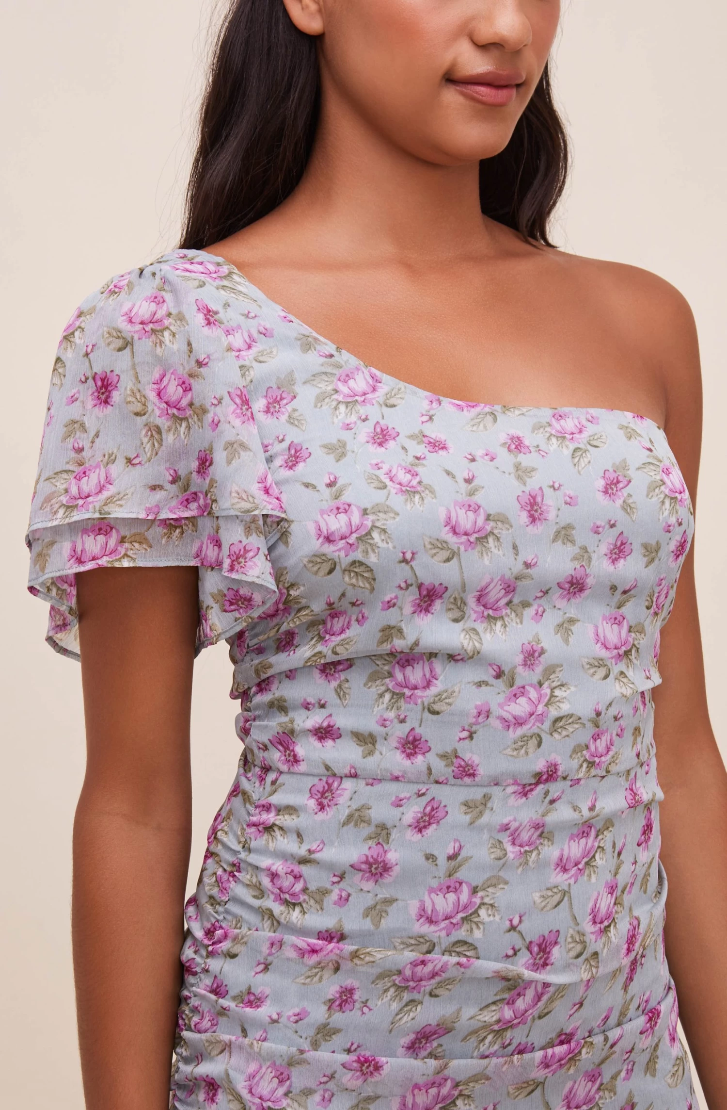 Lisa Floral One Shoulder Dress 6 Lisa Floral One Shoulder Dress - Image 6