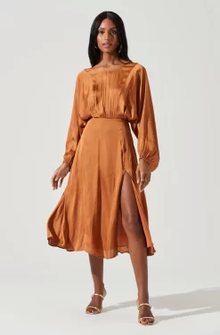 Marin Dolman Sleeve Midi Dress -ASTR the Label Store ADR100916 AMBER 1806 a417edbf f6bb 4240 9980 b1c7c8b25267 scaled