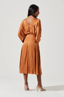 Marin Dolman Sleeve Midi Dress -ASTR the Label Store ADR100916 AMBER 1815 scaled