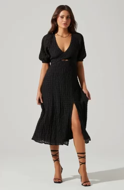 Featured Products 7 Cross Bust Tie Back Midi Dress