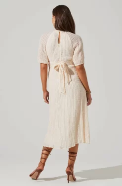 Cross Bust Tie Back Midi Dress 19 Cross Bust Tie Back Midi Dress -ASTR the Label Store ADR101563 CREAM 5 scaled