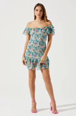 Featured Products 13 Flutter Sleeve Smocked Mini Dress