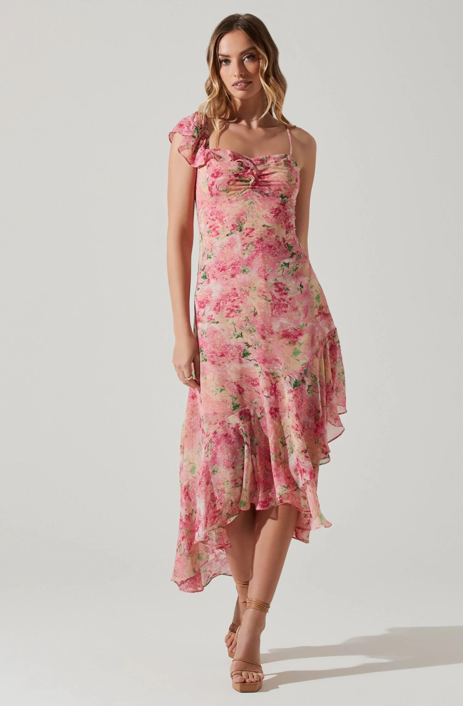 Camelia Floral Midi Dress 2 Camelia Floral Midi Dress - Image 2