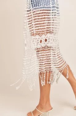 Sun Chaser Crochet Cover Up -ASTR the Label Store AMB NF00002121 BEIGE 4 scaled