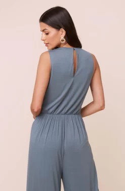 Cinch Waist Jumpsuit -ASTR the Label Store AP7084 SEAFOAMBLUE 4 scaled