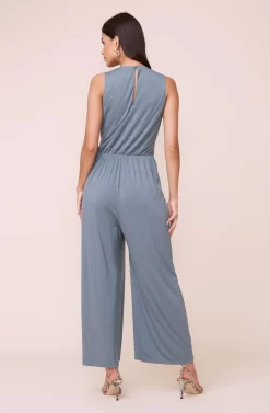 Cinch Waist Jumpsuit -ASTR the Label Store AP7084 SEAFOAMBLUE 5 scaled